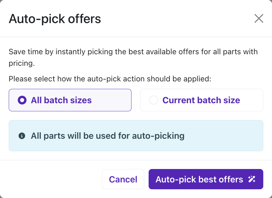 Cableteque auto-picking the best distributor offers